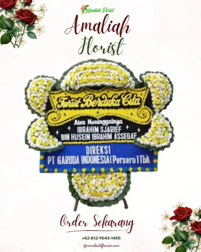 Papan Bunga Duka di Kebondowo