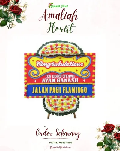 Bunga Papan Congratulation di Kebondowo